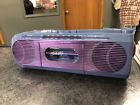 Ge Vinta Neral Electric Rare Purple Sidestep Am Fm Retro