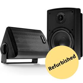 Ghsi-w525bt-pr-blk Gemini Sound 5.25 Inch Outdoor Bluetooth Speakers Pair Waterproof Mountable Black Refurb