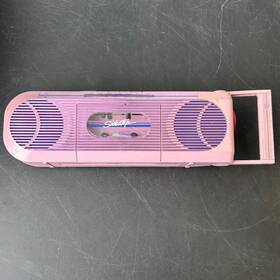 3-5612a General Electric Untested Ge Sidestep Pink Cassette Player Am/fm Radio Holly Stranger Things