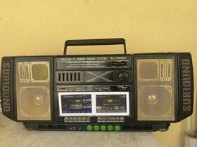 Gs-3939 General Vintage Boombox Sound Discolite Radio Recorder Cassette