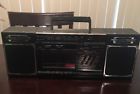 Gf-320 Sharp Vintage Radio Cassette Recorder Player Tested Works Japan Retro