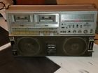 Gf-515 Sharp Boombox Stereo Cassette Ghettoblaster For Parts Working