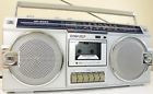 Gf 54-54 Sharp Ghetto Blaster Tape Deck Tested Working