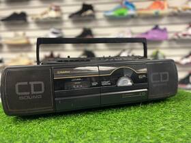 Pcd-n71 Goldstar Vintage Boombox Radio Cassette Tape Cd Player Pwrs On
