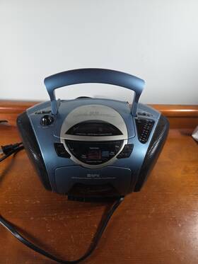 C992 Gpx Parts Only Boombox Compact Disc Player Am/ Fm Stereo Cassette Recorder