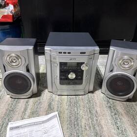 Hm1836 Gpx Radio Boombox Mfg Aug 2006. Works. 3cd Changer Is Broken