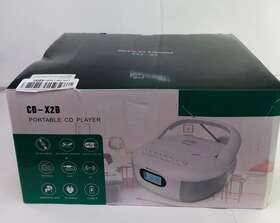 Cd-x2b Greadio Boombox Cd Player Portable Fm Radio With Bluetooth