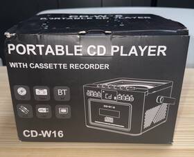 Gb-w16 Greadio Cd And Cassette Player Boombox With Bluetooth Fm Radio Usb Tf Aux Remote Cracked