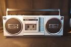Gx-3604 Quasar Vintage Stereo Radio Cassette Recorder Boombox Blaster