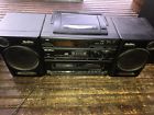 Gxd700 Quasar Vintage Portable Stereo Boombox Cassette Cd Player Radio Model