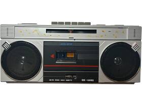 Hx-4602 Helix Vintage Radio Cassette Recorder Band Boom For Parts Or Repair