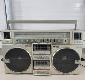 Hx-4632 Helix Vintage Double Decker Boombox Dual Cassette