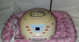 20120816198 Hello Kitty 2012 Cd A.m. F.m. Radio Boombox Tested And Works- Free Shipping