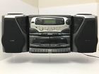 Hg857 Koss Cd Double Cassette Deck Stereo Portable Digital Audio System