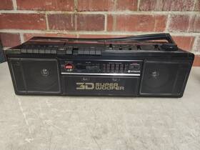 Trk-3d5h Hitachi Vintage Boombox Am/fm Only