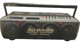 Trk-3d88h Hitachi Trk-3d88e Super Woofer Hi-fi Stereo Boombox Working 3d
