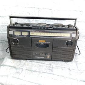 Trk-5190h Hitachi Boombox Fm Am Radio Made In Japan 80s Stereo Partially Works
