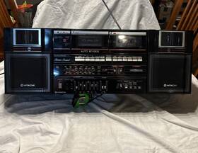Trk-555w Hitachi Portable Component System High Quality Stereo Vintage Boombox