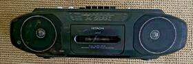 Trk-660 Hitachi Portable Radio Cassette Recorder - Tested And Working