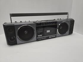 Trk-6700hc Hitachi Rare Trk-6700 Ham/fm/cassette Three-way Six Speaker Boombox Works Great