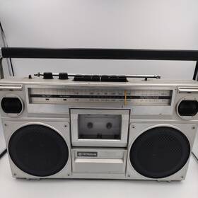 Ttk-7000h Hitachi Trk-7000h Vintage Boombox Cassette Am/fm Stereo Recorder Tested And Works