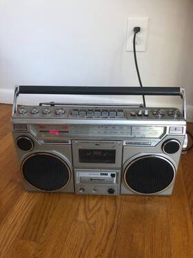 Trk-8100h Hitachi Boombox Made In Japan