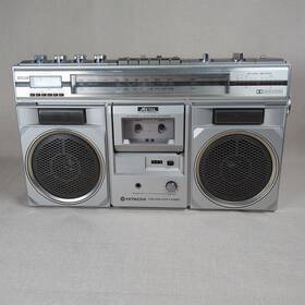 Trk-8300hc Hitachi For Parts Vtg Boombox Am/fm/sw Radio Cassette Made In Japan