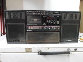 Trk-9230h Hitachi Rare Vtg Boombox Stereo Cassette Recorder