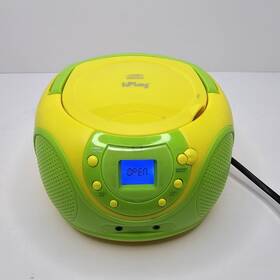 Hplay 856752008975 Gummy P16 Portable Cd Player Boombox Am/fm Digital Tuning Radio Aux Line-in Read