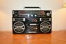 Hx-4633n Hx-4636n Helix Large Vintage Boombox Dual Cassette Recording Am Fm Works