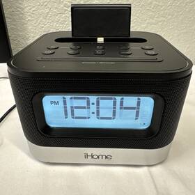 Ipl8 Ihome Model Stereo Fm Clock Radio With Lightning Dock For Iphone Tested