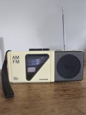 Rcp280 Ima Am Fm Antenna Radio Cassette Player 8.5 Inch Long With Wristlet