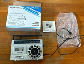 Fc-2120 International Vintage Radio Cassette Recorder Mw/fm As Is Not Tested