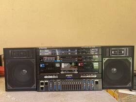Hw-9090 International Vintage Boombox Super Jumbo Radiorecorder Big Size