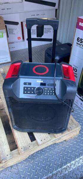 2110609 Ion Pathfinder 4 Bluetooth Ipx5 Boombox 120w 100h Lights Wireless Stereo-link