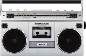 Ion 656942255550 Audio Boombox Deluxe Retro Am/fm Radio Bluetooth Cassette Player