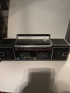 681-3036 J. C. Penney Vintage Jc Am/fm Stereo Radio Dual Cassette Recorder Model Parts
