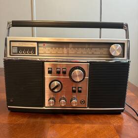 681-3877 J. C. Penney Vintage 1970 S Jcpenney Am/fm Stereo 8-track Radio Model Rare Read