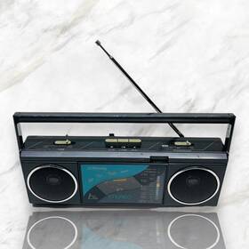681-6063 J. C. Penney Vtg Jc Am/fm Stereo Cassette Player Boombox Model Tested