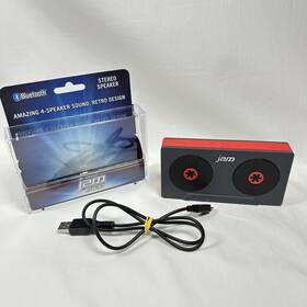 Hx-p540rd Jam Rewind Speaker Portable And Wireless - Tested/works Looks Like Cassette Tape