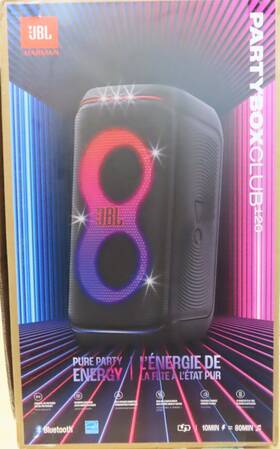 Jbl 050036399517 Partybox Club 120 Portable Party Speaker Excellent Condition