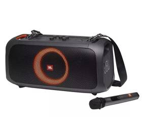 Jbl 613817048730 Partybox On-the-go Party Tailgate Karaoke Bluetooth Speaker Led Wireless Mic