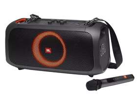 Jbl 613817115524 Partybox On-the-go Party Tailgate Karaoke Bluetooth Speaker Led Wireless Mic