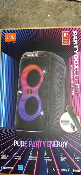 Jbl 645759001290 Partybox Club 120 Portable Party Speaker - Open Box