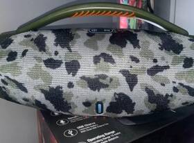 Pd-45 Jbl Camouflage Boombox With Led Lights Usb Aux Microsd Input