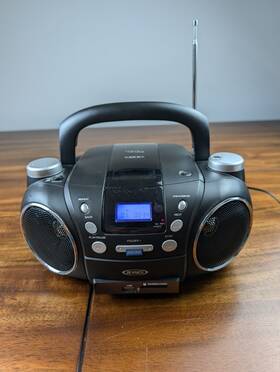 Cd750 Jensen 077283965012 Portable Am/fm Stereo Cd Player With Mp3 Encoder - Usb And Sd Card Slot