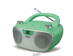 Cd-485-gr Jensen Cd485gr Portable Boombox Cd Am/fm Stereo Radio Green Built-in Speakers
