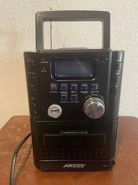 Cd6951bkec Jensen Portable Cd System With Cassette And Fm Stereo Radio