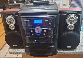 Jmc-1250 Jensen All-in-one Hi-fi Stereo Cd Player Turntable And Digital Am/fm Radio