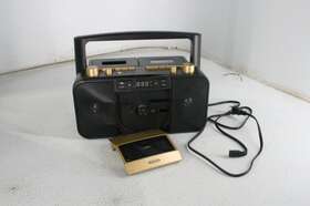 Mcr-1500bg Jensen For Parts Mcr1500 Vintage Stereo Portable Cd Mp3 Cassette Deck Boombox